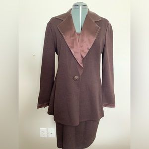 St John Evening Collection by Marie Gray Skirt and Jacket Set Women’s Size 10